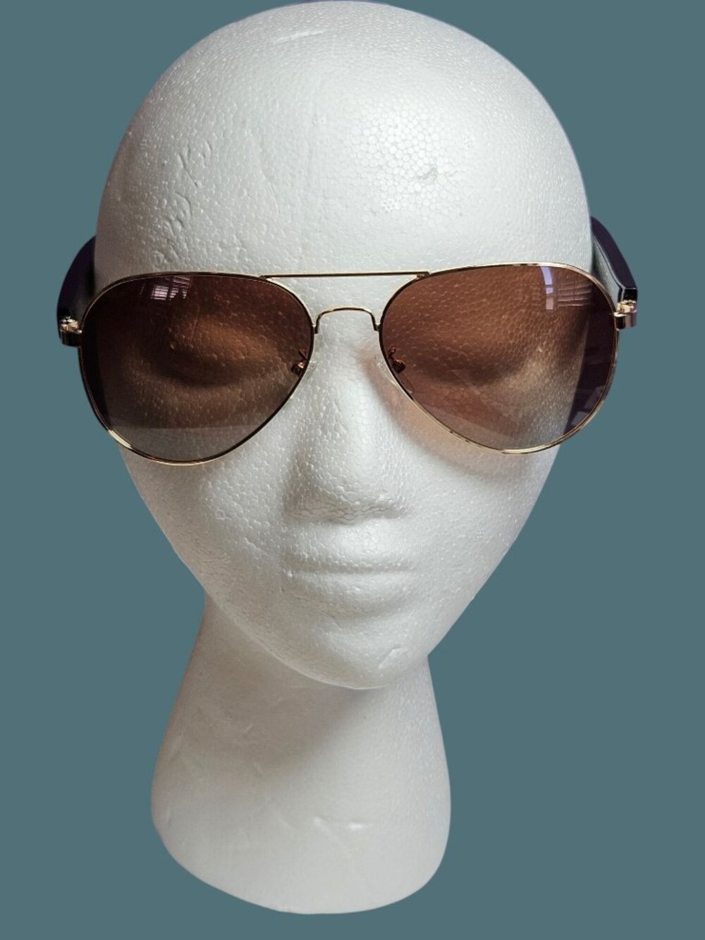 Smart Bluetooth Audio Brown Tinted Lens Sunglasses With Goldtone Frames